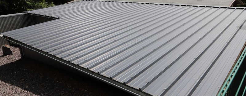 Completed Tin Roof on Commercial Building